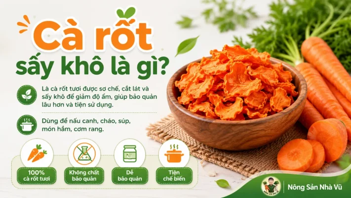 Lợi ích của cà rốt sấy khô 1