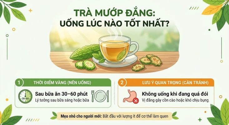 Trà mướp đắng uống lúc nào tốt và ai nên dùng 2026 Trà mướp đắng uống lúc nào tốt 1