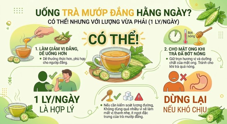 Trà mướp đắng uống lúc nào tốt và ai nên dùng 2026 Trà mướp đắng uống lúc nào tốt 7