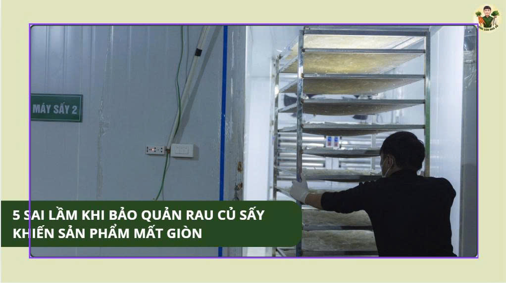 5 Sai Lầm Khi Bảo Quản Rau Củ Sấy Khiến Sản Phẩm Mất Giòn Quy Trình Đóng Cân Và Đóng Gói Sản Phẩm