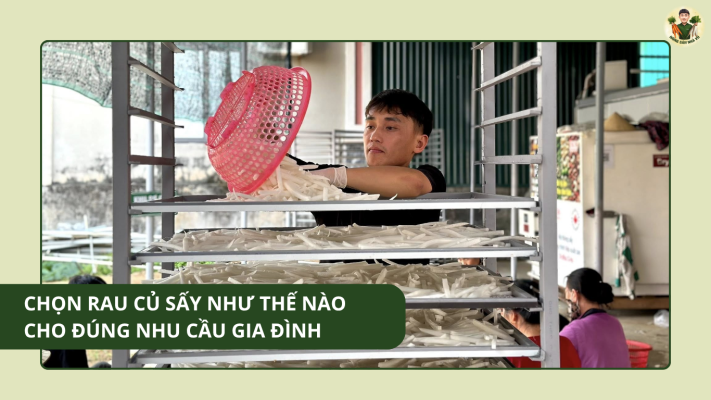 chọn nông sản sấy