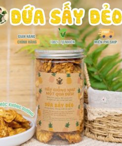 Dứa sấy khô nguyên bản Nông Sản Nhà Vũ