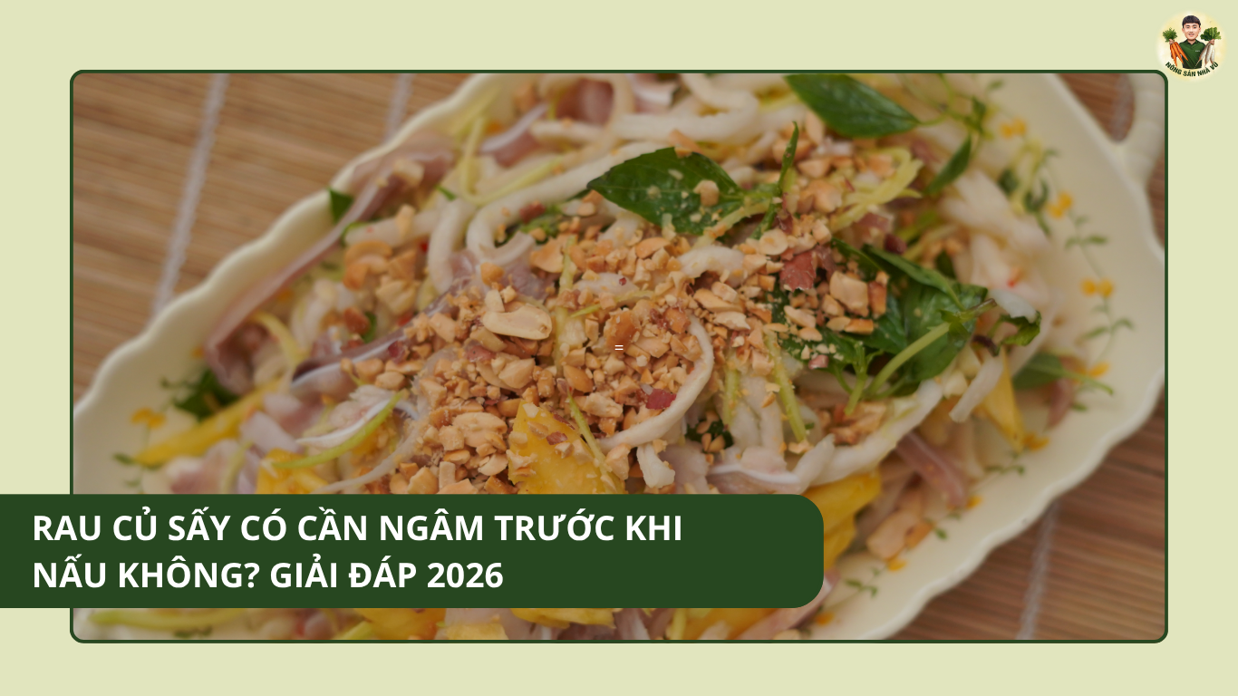 rau củ sấy có tốt không