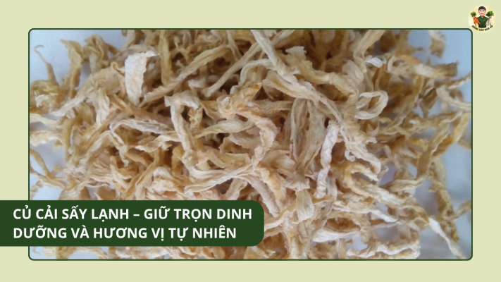 Củ Cải Sấy Lạnh