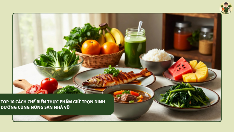 Top 10 Cách Chế Biến Thực Phẩm Giữ Trọn Dinh Dưỡng Cùng Nông Sản Nhà Vũ liên kết giữa doanh nghiệp và nông dân