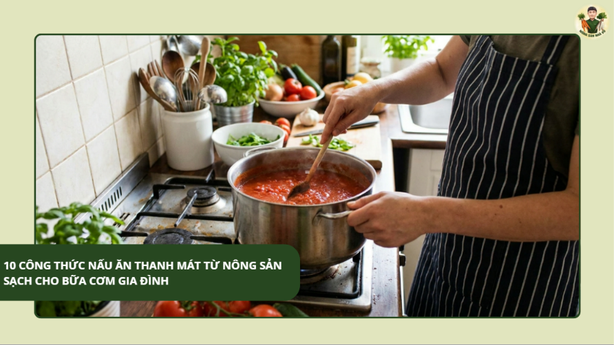 10 Công Thức Nấu Ăn Thanh Mát Từ Nông Sản Sạch Cho Bữa Cơm Gia Đình công thức nấu ăn