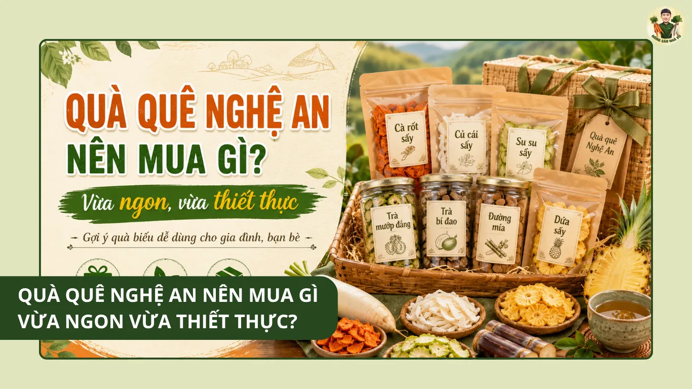 Quà quê Nghệ An nên mua gì vừa ngon vừa thiết thực? quà quê nghệ an